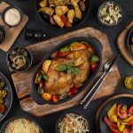 top-view-table-full-delicious-food-composition